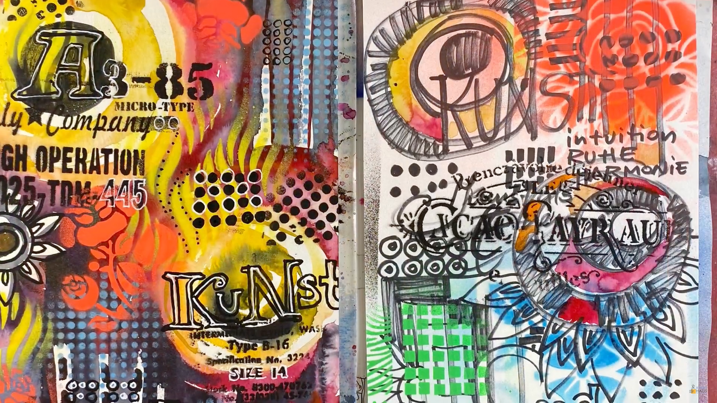 Акварель абстракция