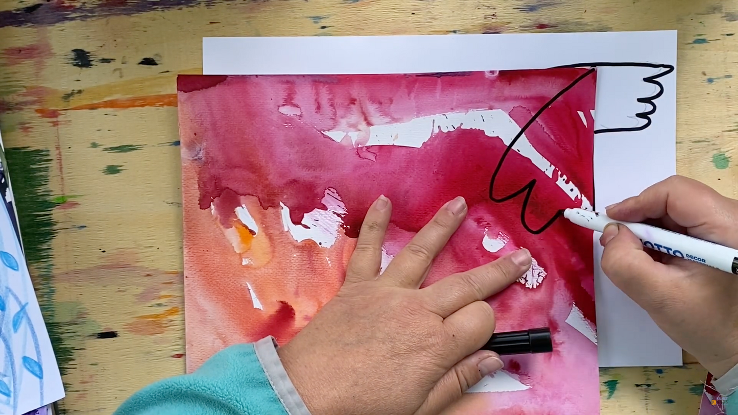 Мастер-класс. Коллаж. Петушки