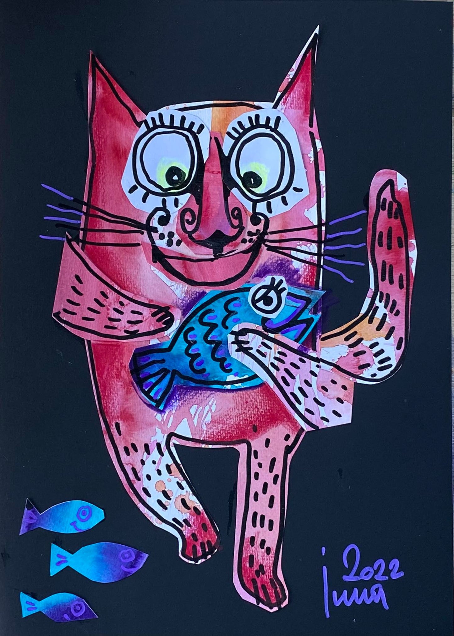 Креативный коллаж. Веселые животные. Мини-Марафон