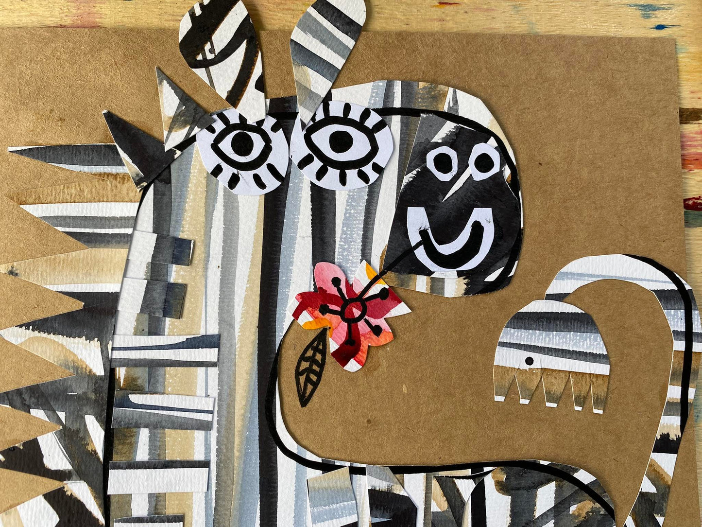 Креативный коллаж. Веселые животные. Мини-Марафон