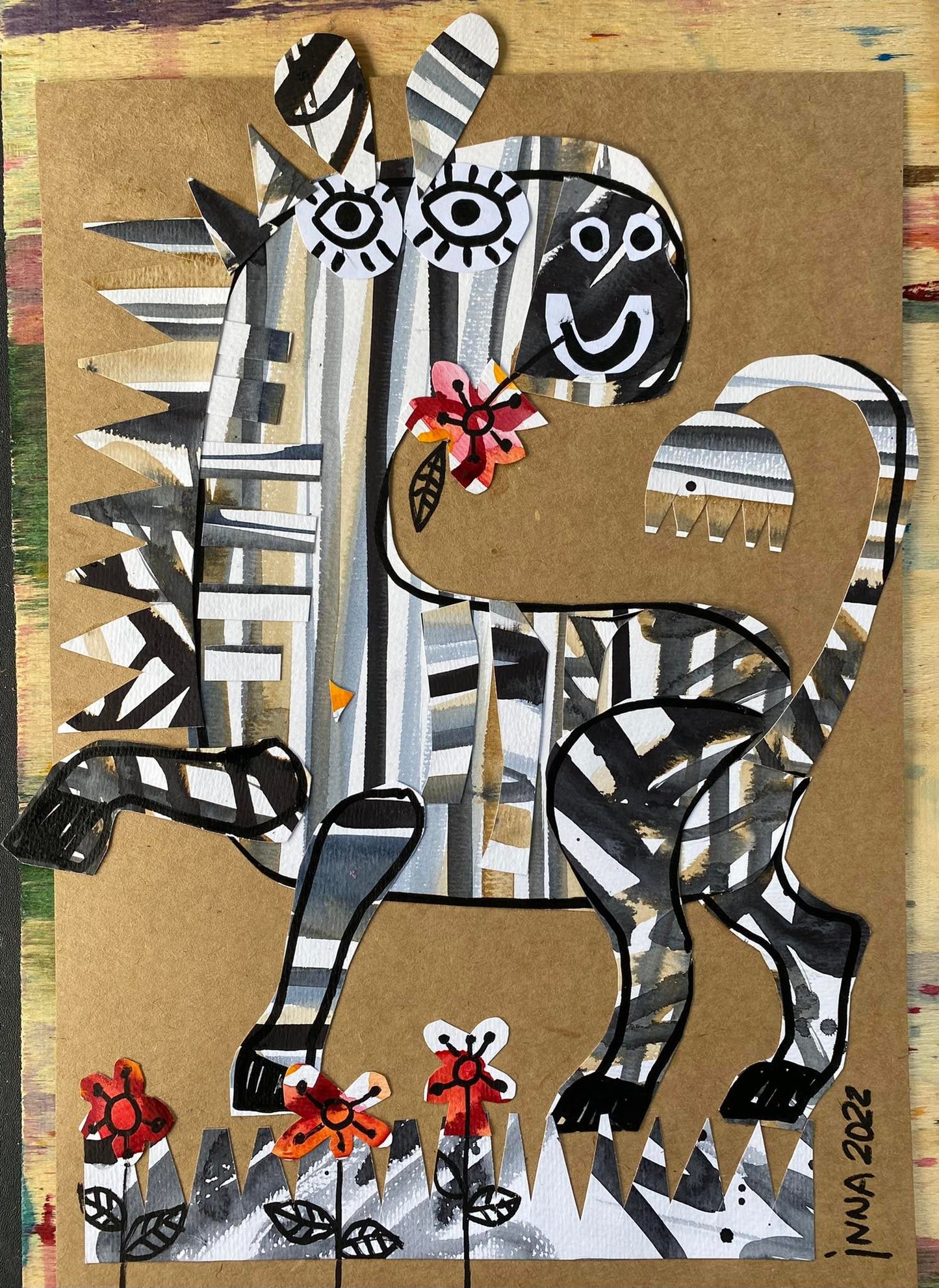 Креативный коллаж. Веселые животные. Мини-Марафон