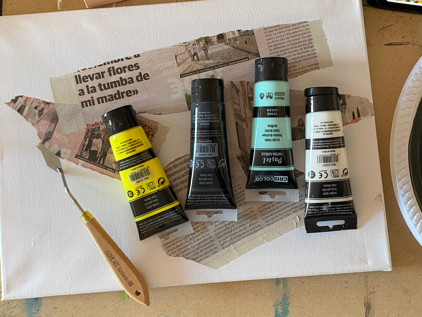 Утренний город. Абстракция