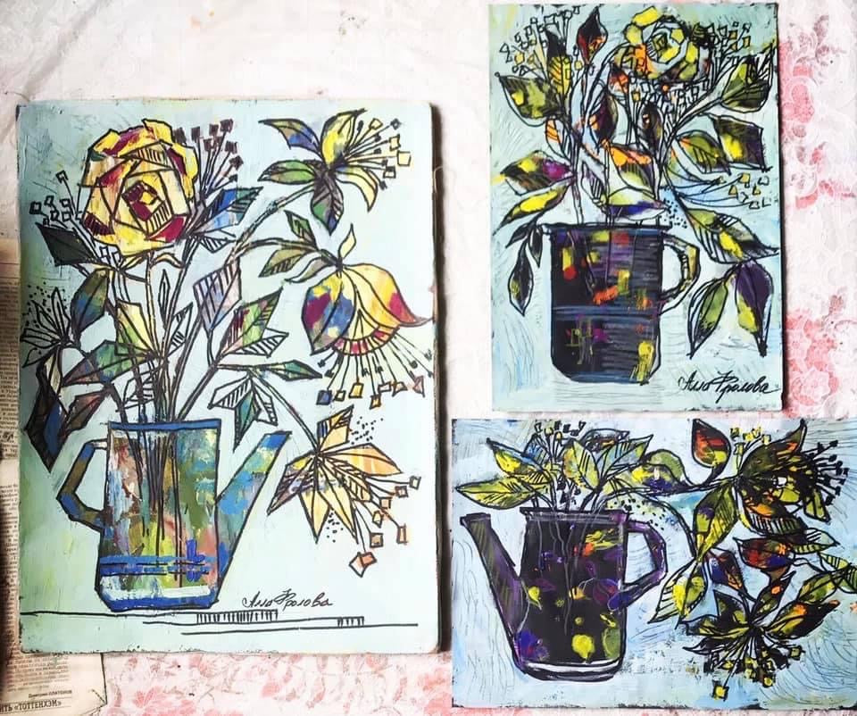 Марафон. Современный акрил