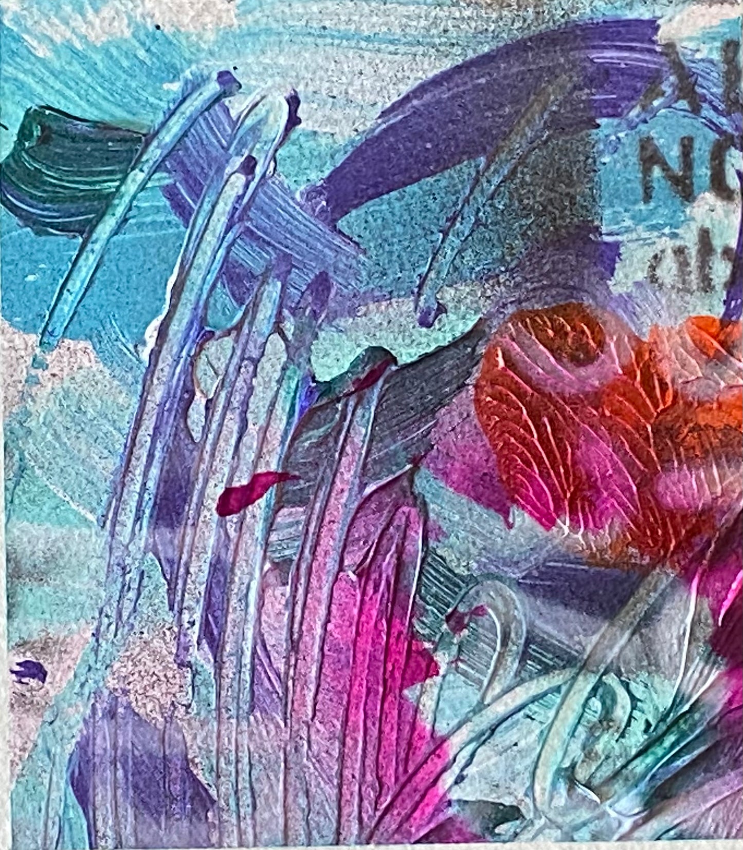 Маленькие абстрактные композиции. Акрил