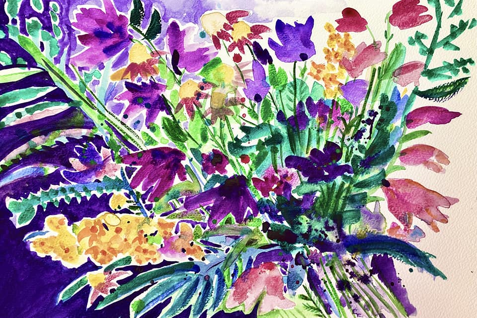 Летние цветы колокольчики