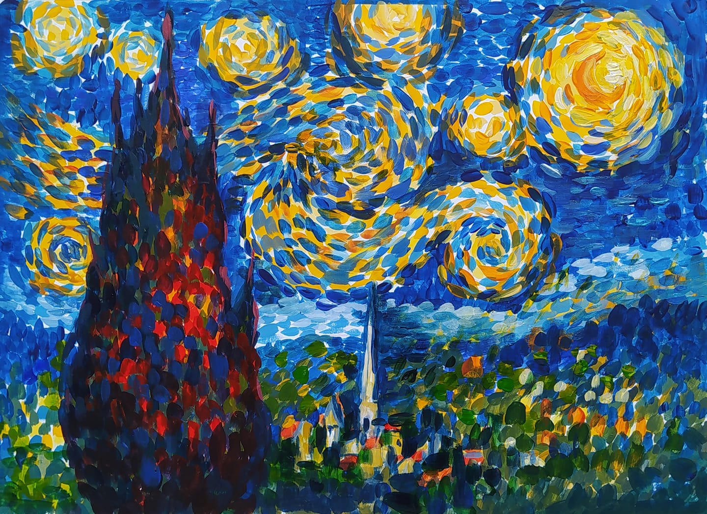 Акрил импрессионизм