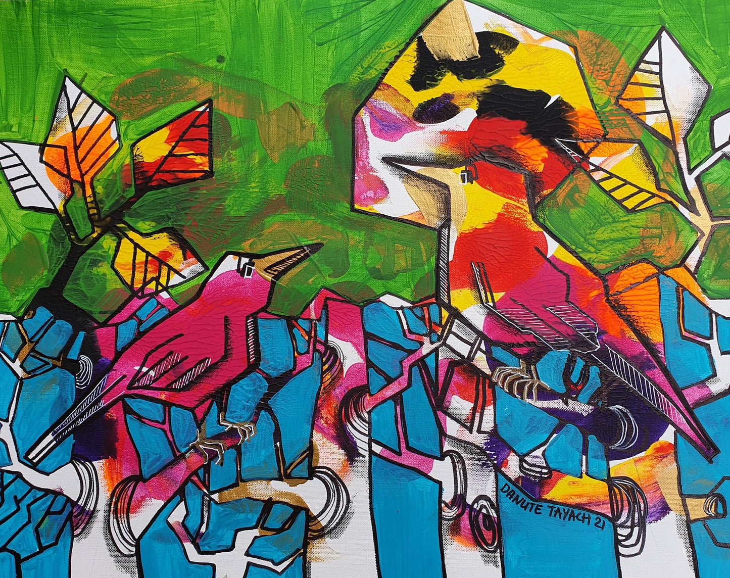 Марафон. Современный акрил