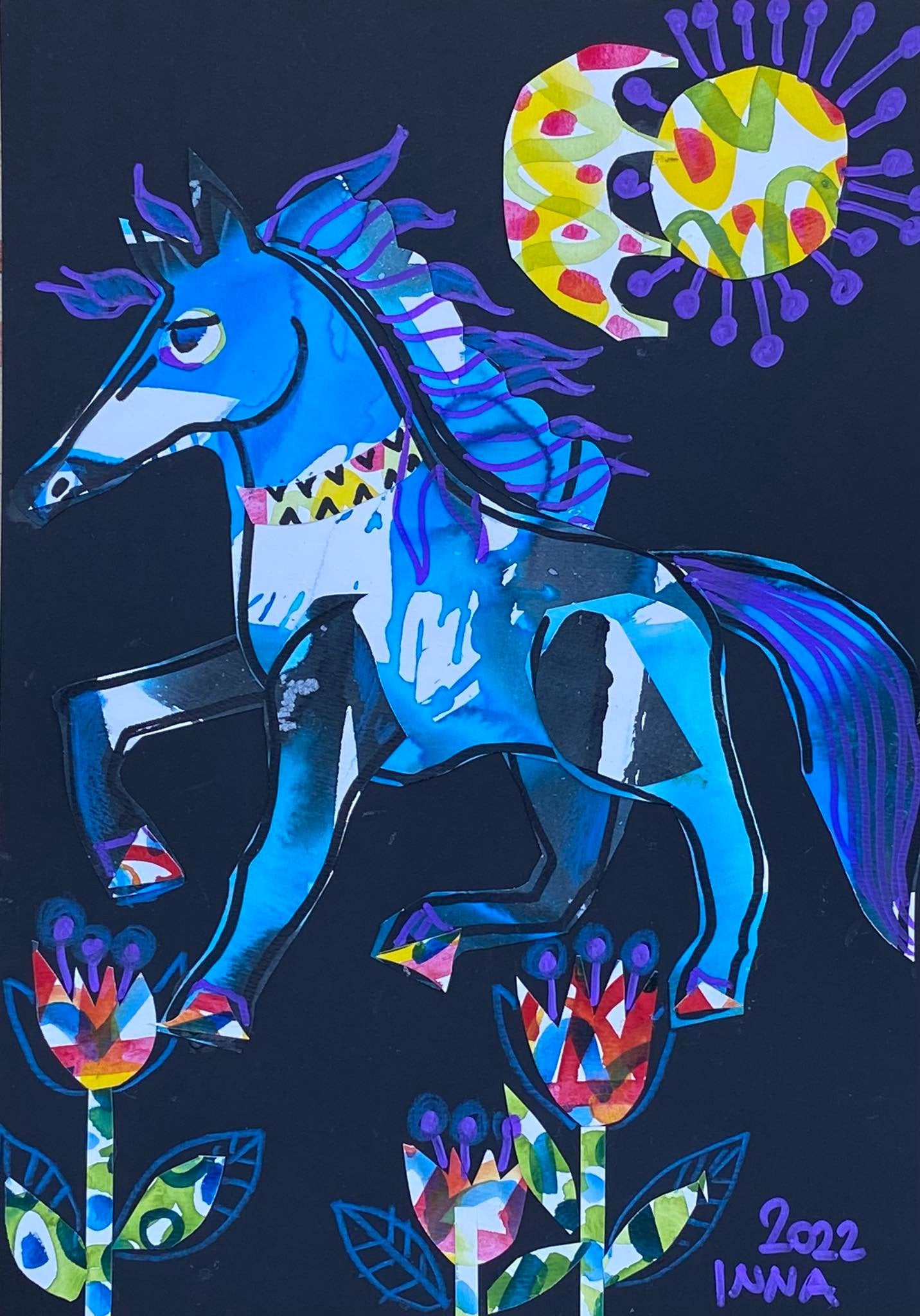 Креативный коллаж. Веселые животные. Мини-Марафон