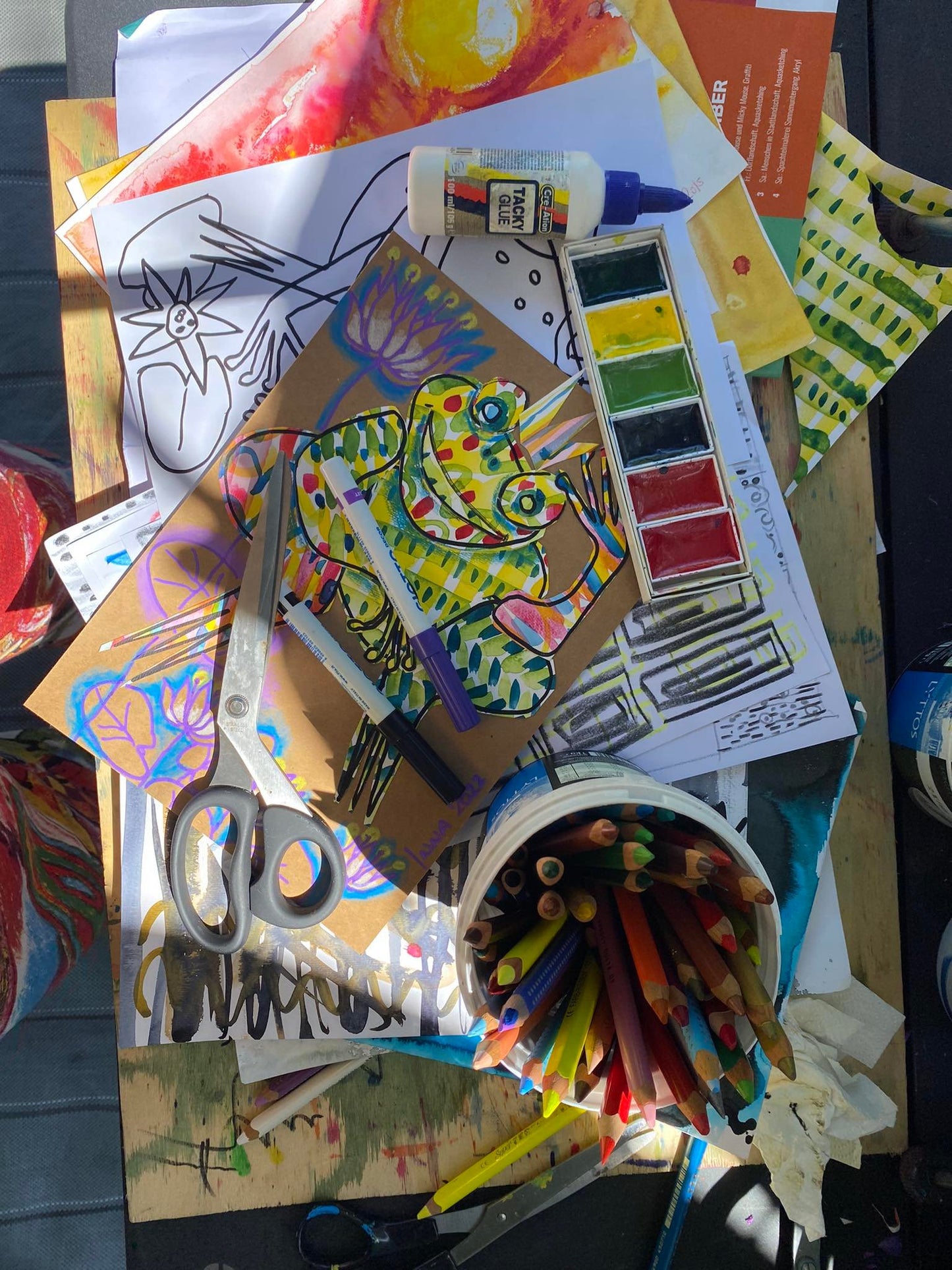 Креативный коллаж. Веселые животные. Мини-Марафон