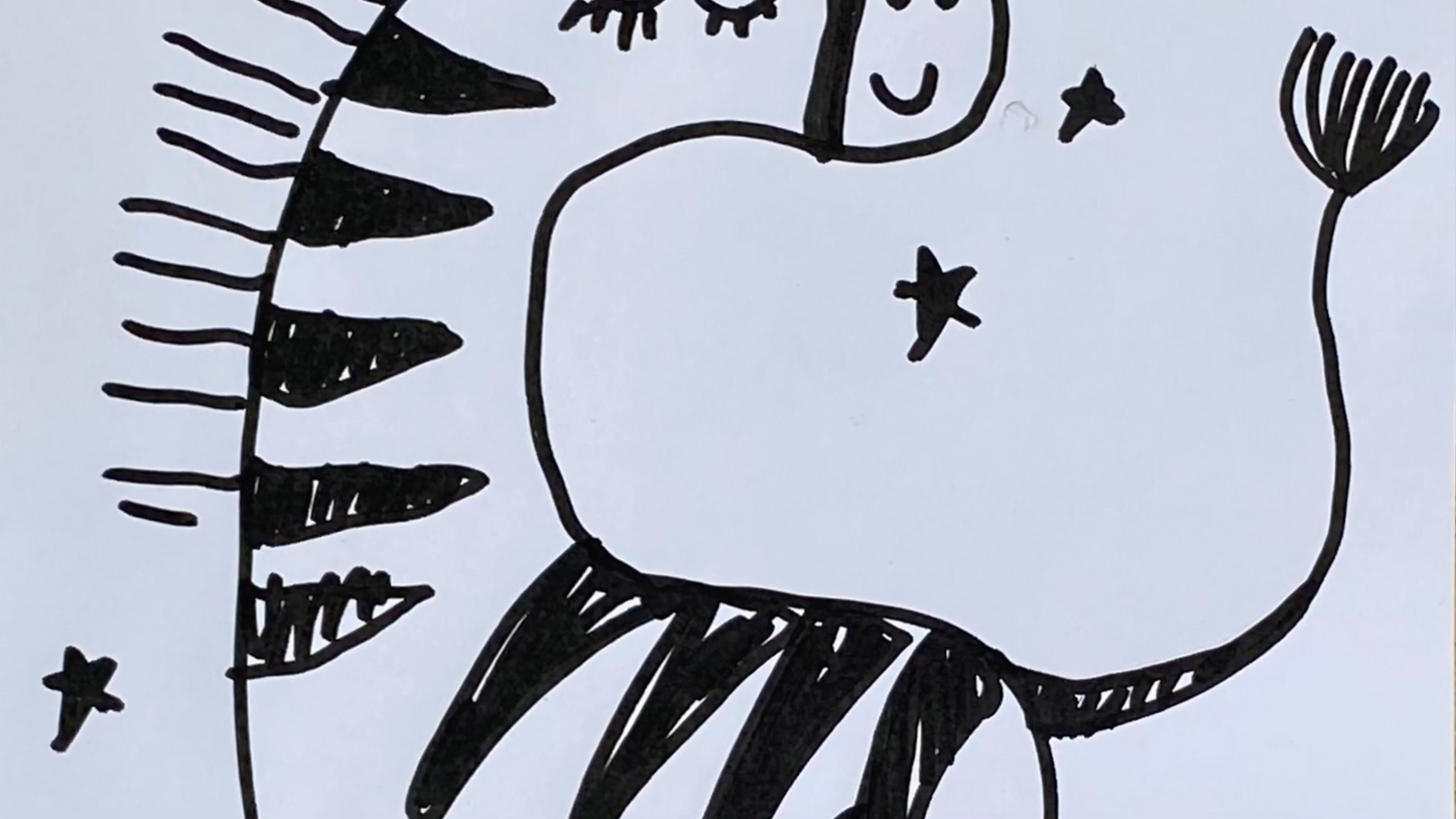 Мастер-класс Зебра. Креативный коллаж. Веселые животные