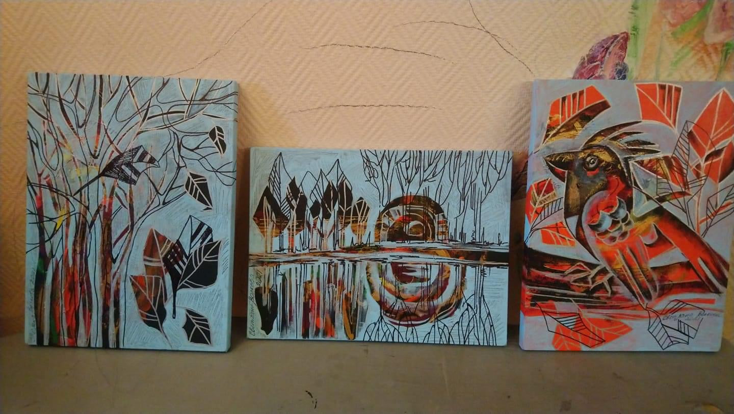 Марафон. Современный акрил