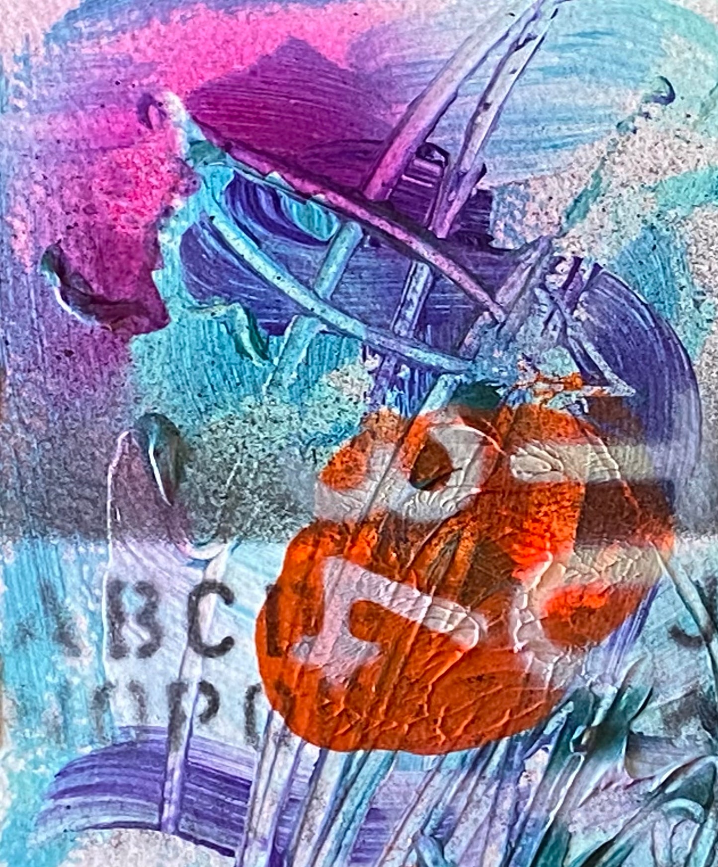 Маленькие абстрактные композиции. Акрил