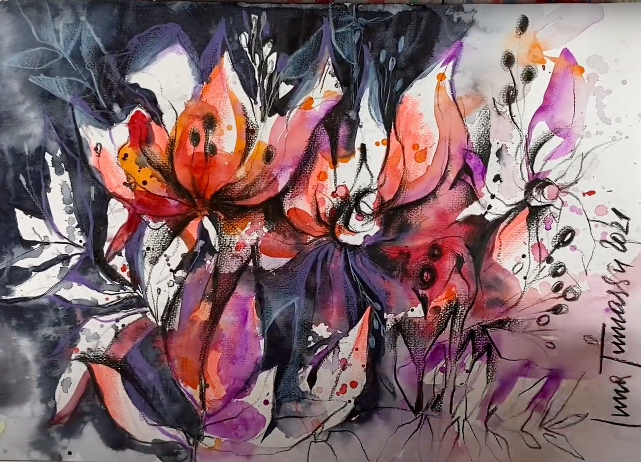 Акварель профессиональная II ступень.