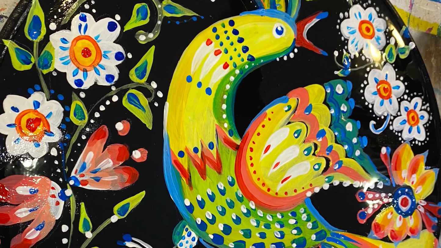 Мини-марафон. Декоративная роспись по мотивам Петриковки