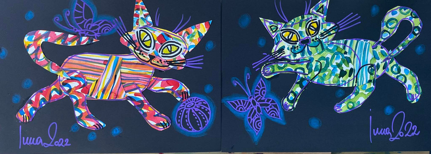 Креативный коллаж. Веселые животные. Мини-Марафон