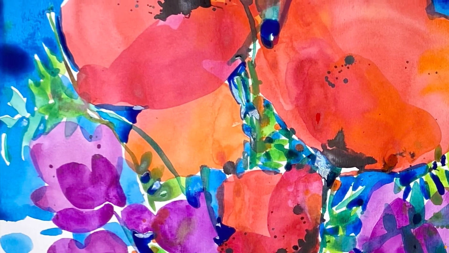 Мини-марафон самые интересные акварельные уроки