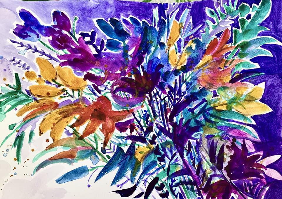 Летние цветы колокольчики