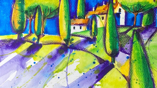 Мини-марафон самые интересные акварельные уроки