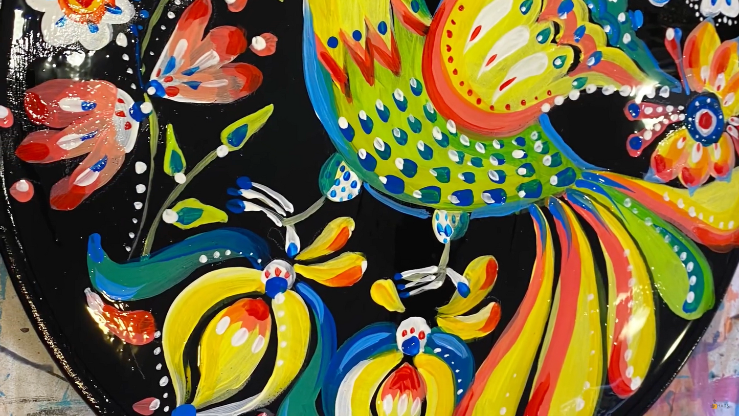 Мини-марафон. Декоративная роспись по мотивам Петриковки