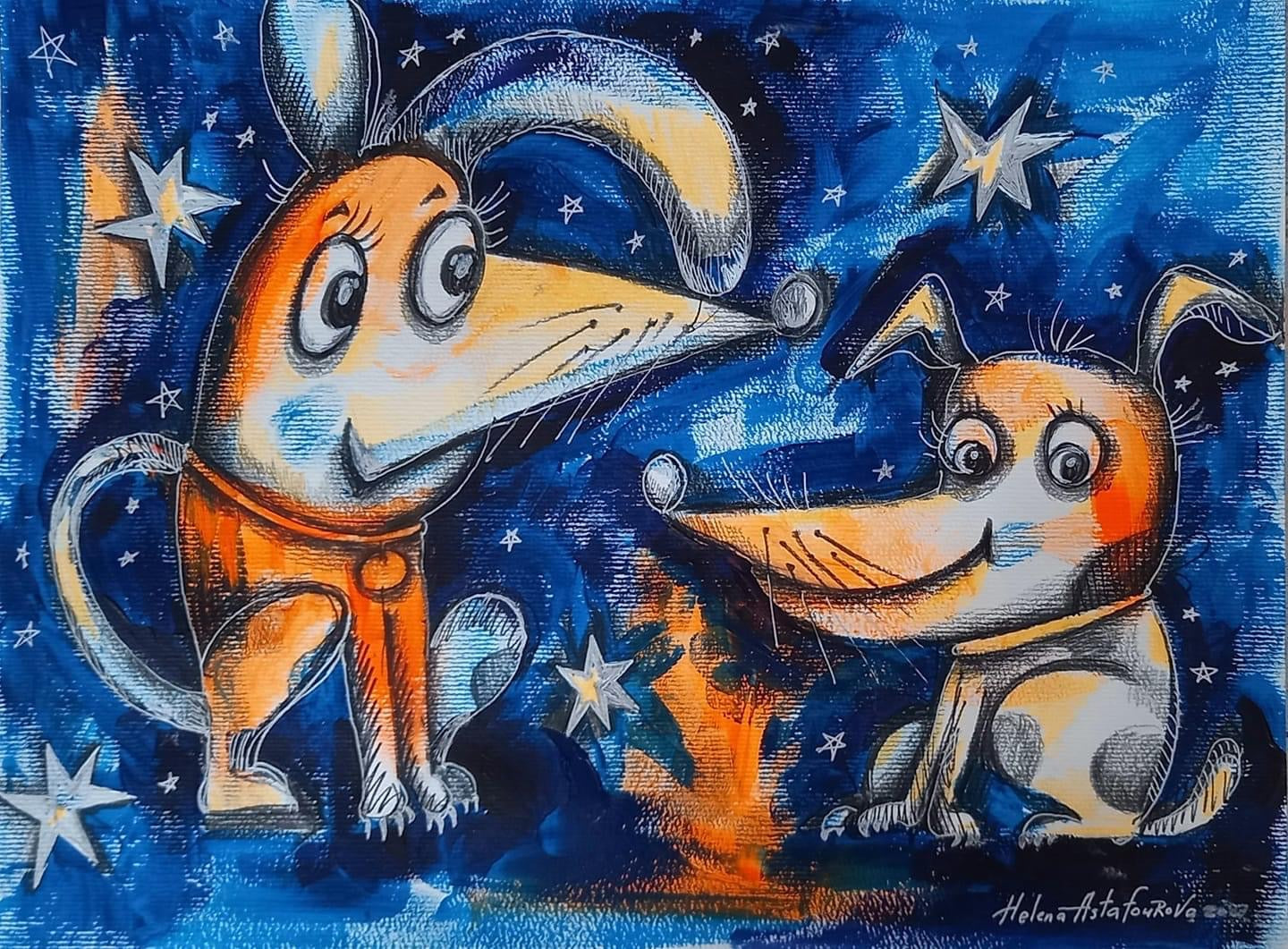 Марафон. Современный акрил