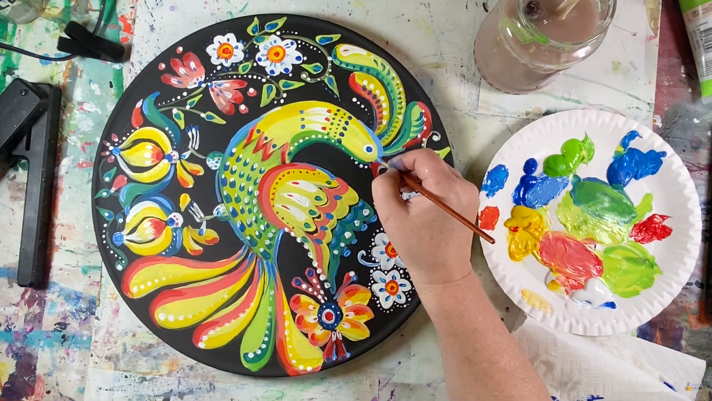 Мини-марафон. Декоративная роспись по мотивам Петриковки