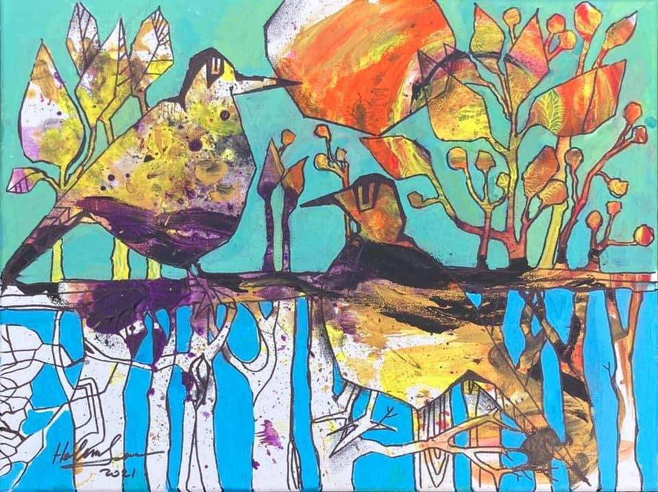 Марафон. Современный акрил