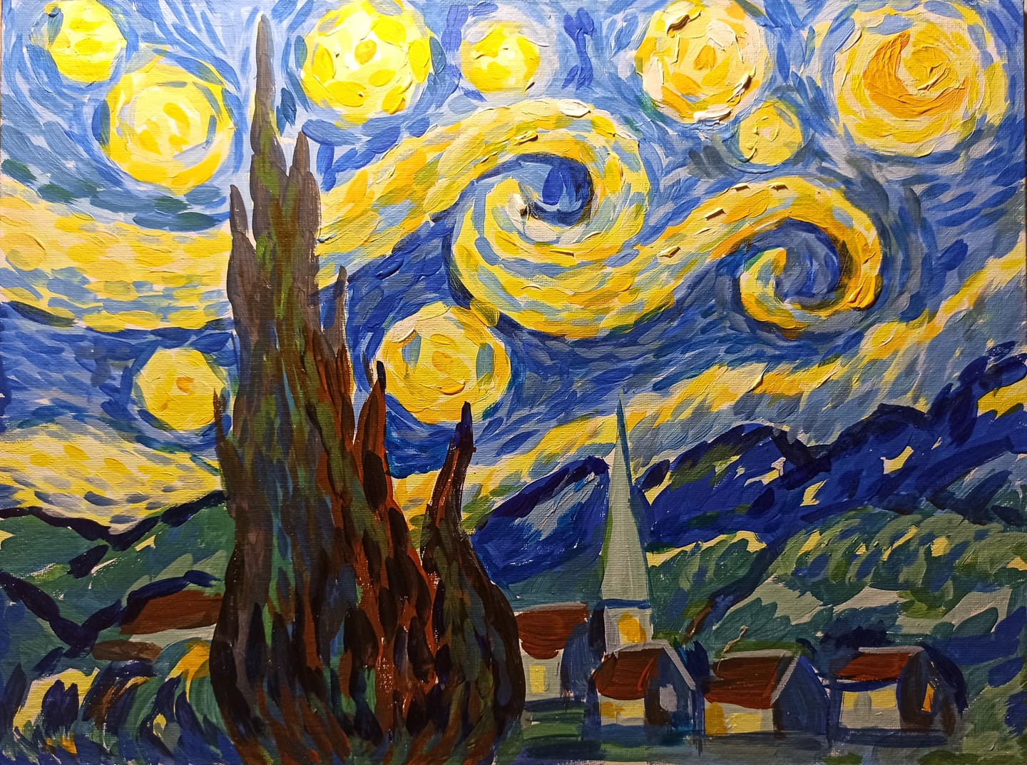 Акрил импрессионизм