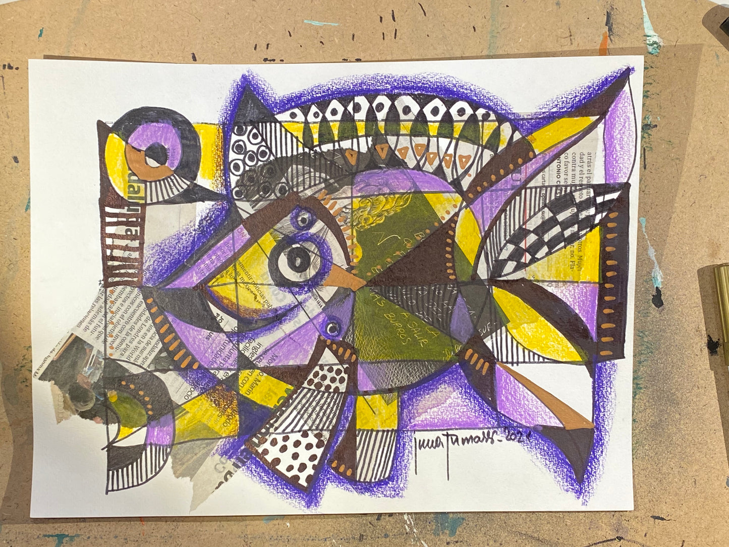 Модульная рыба. Абстракция