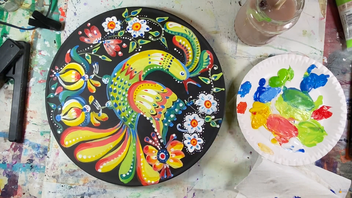 Мини-марафон. Декоративная роспись по мотивам Петриковки