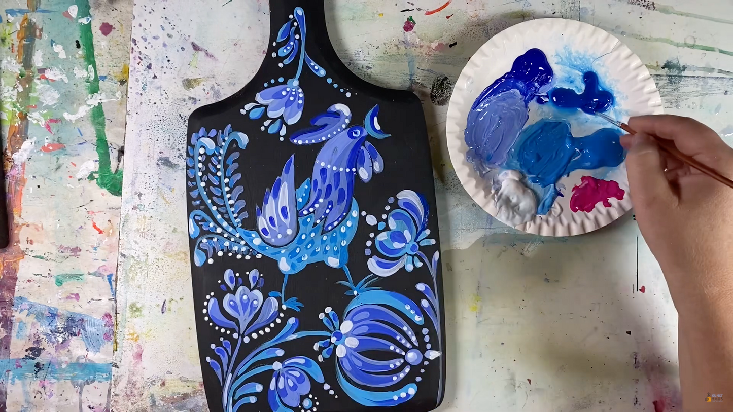 Мини-марафон. Декоративная роспись по мотивам Петриковки