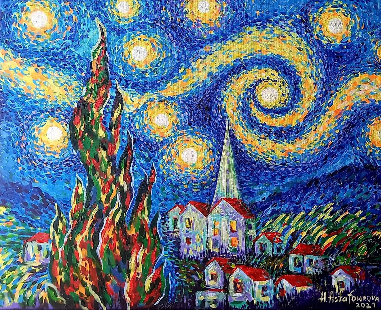 Марафон. Современный акрил