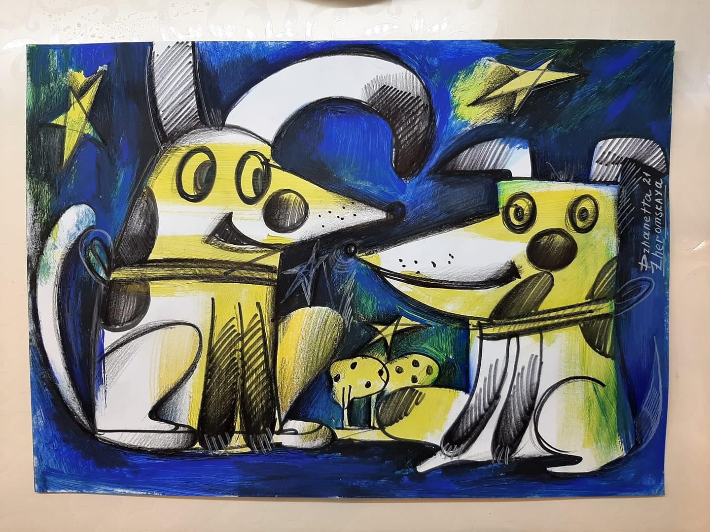 Марафон. Современный акрил