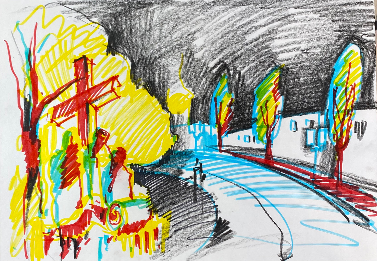 Минимарафон. Акварельный пейзаж- профессиональный путь