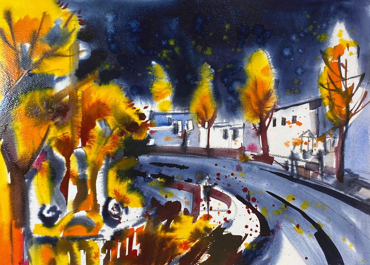 Минимарафон. Акварельный пейзаж- профессиональный путь