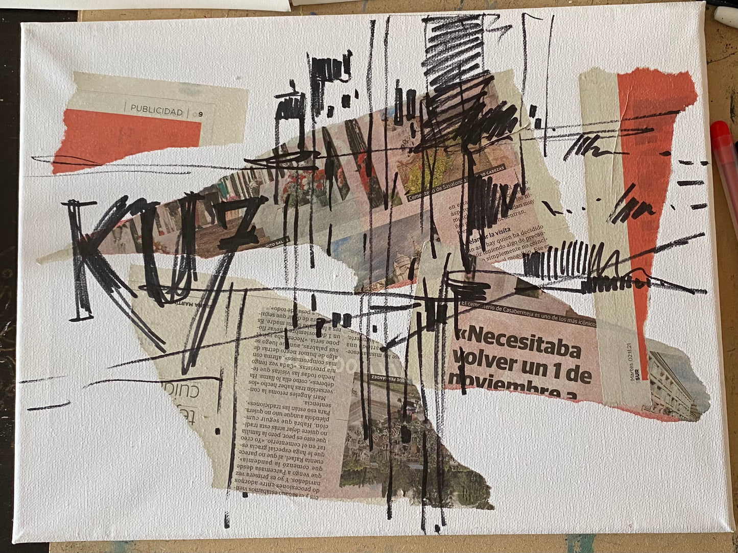 Утренний город. Абстракция