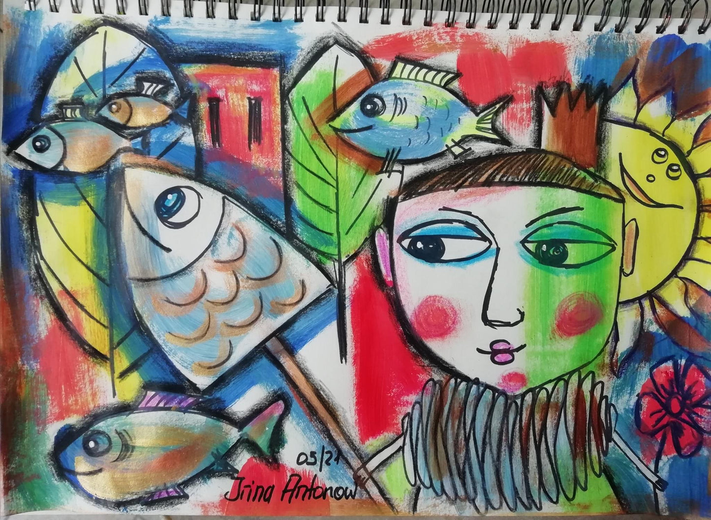 Марафон. Современный акрил