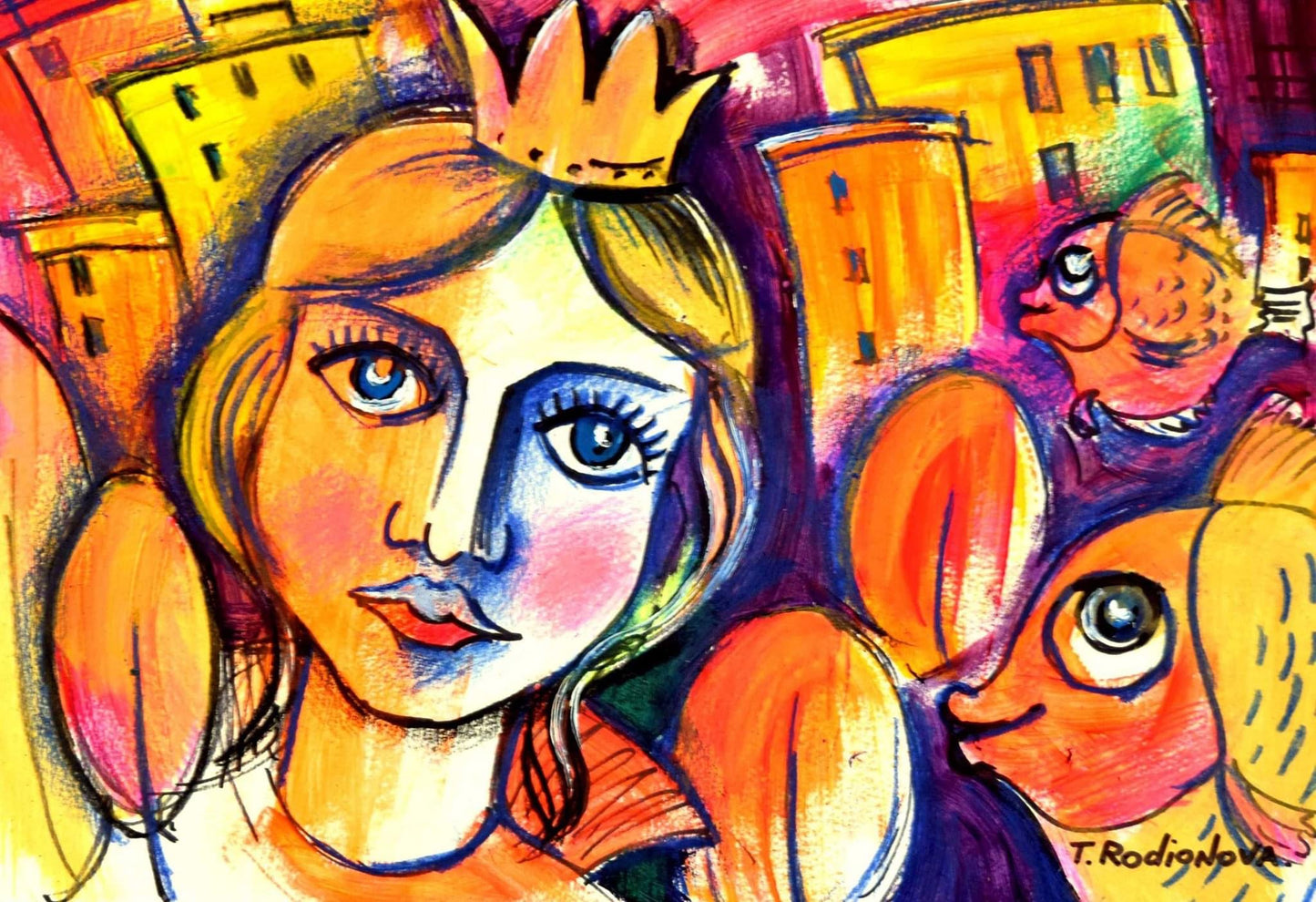 Марафон. Современный акрил