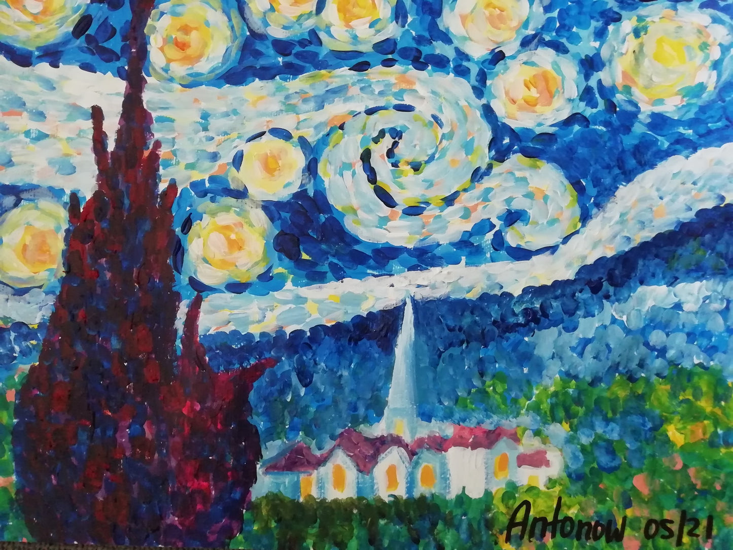 Акрил импрессионизм