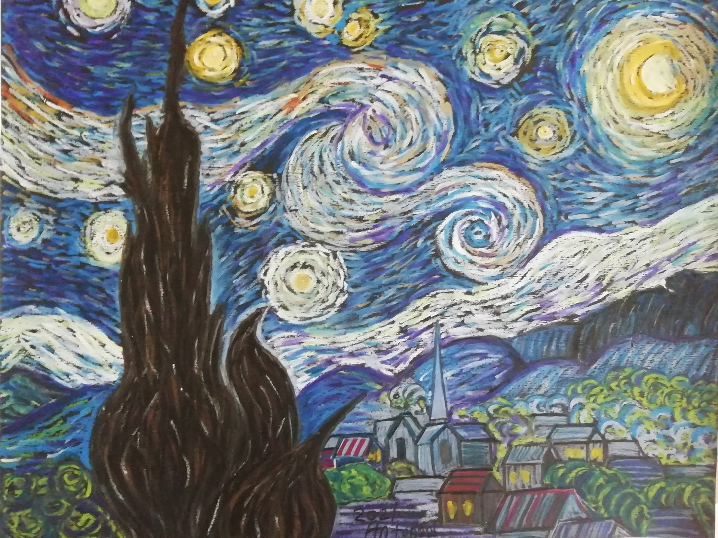 Акрил импрессионизм