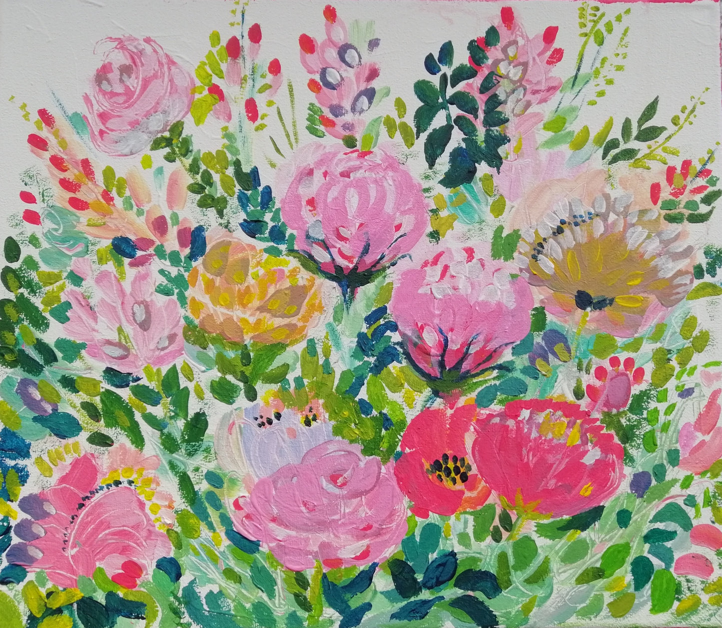 Акрил. Нежный букет