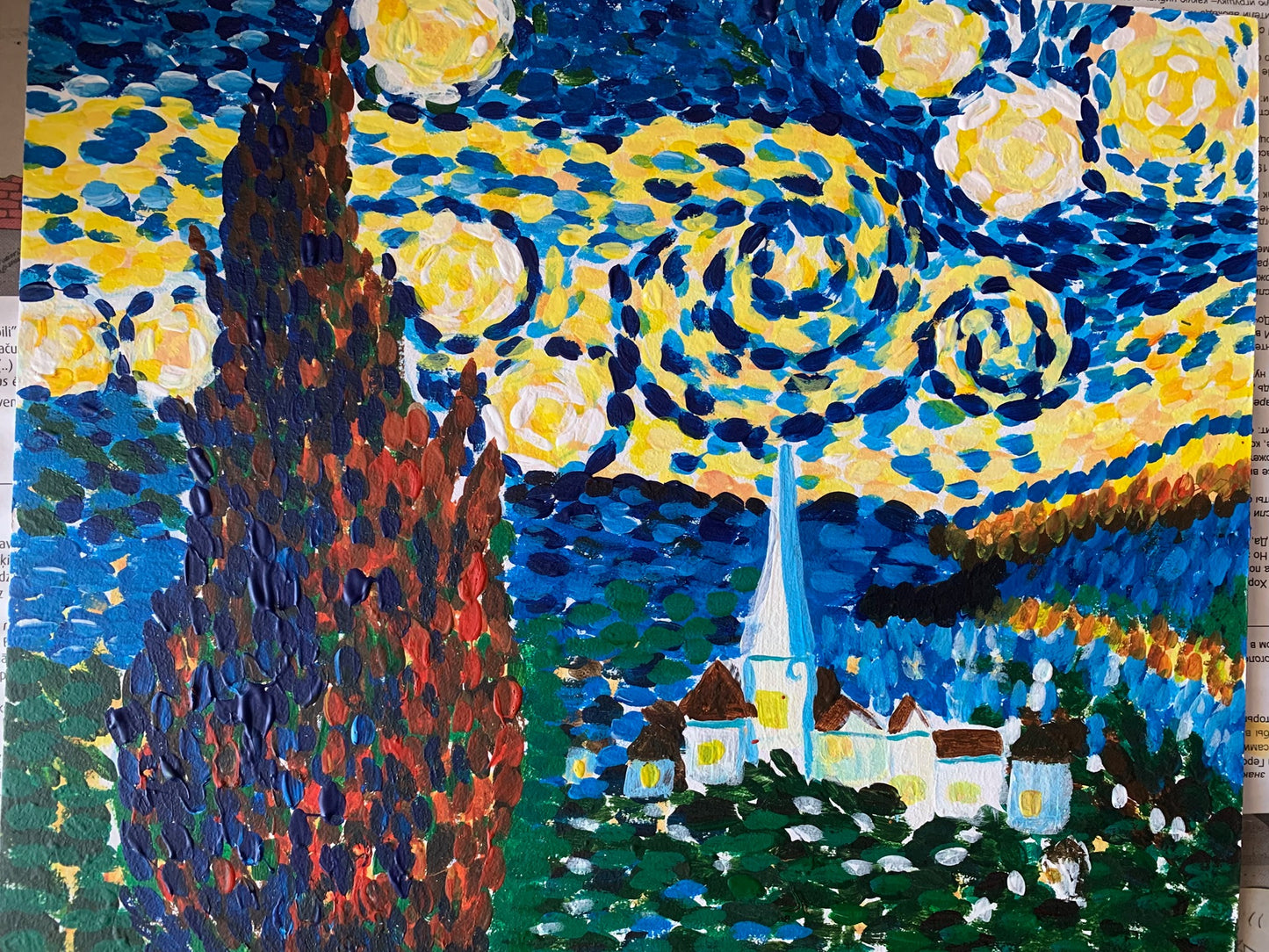 Акрил импрессионизм