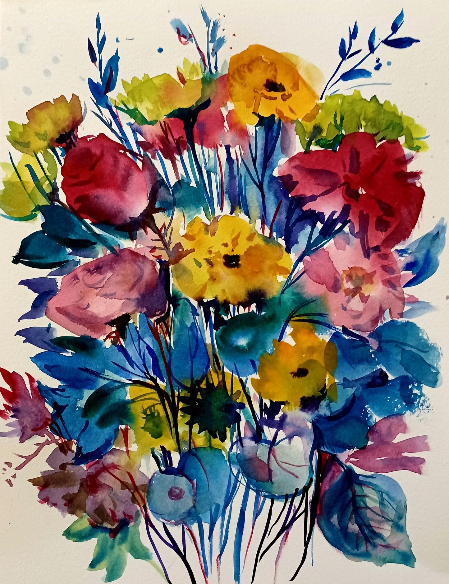 Летние цветы колокольчики