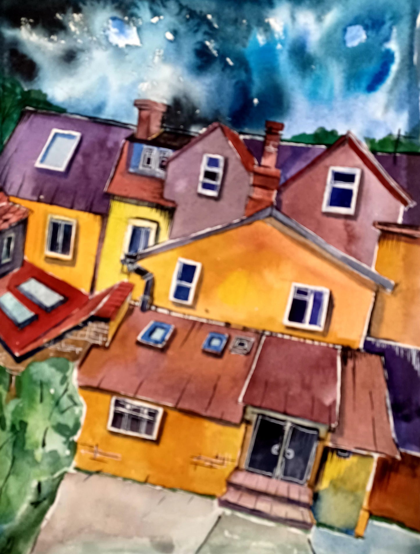 Академический пейзаж. Летняя акварель. Мастер-класс