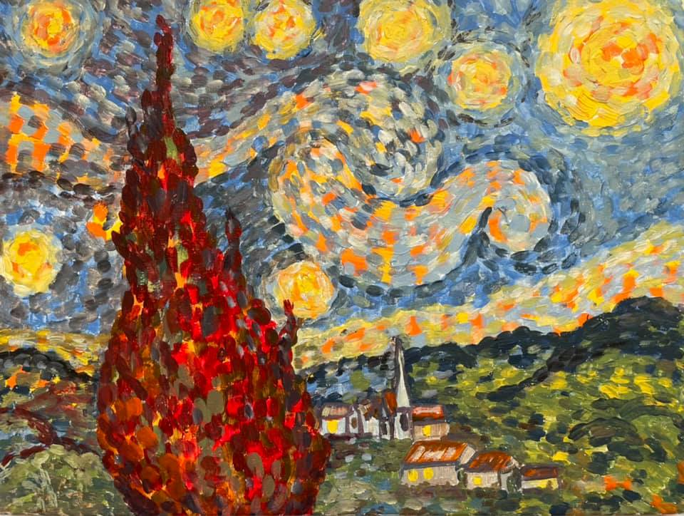 Акрил импрессионизм