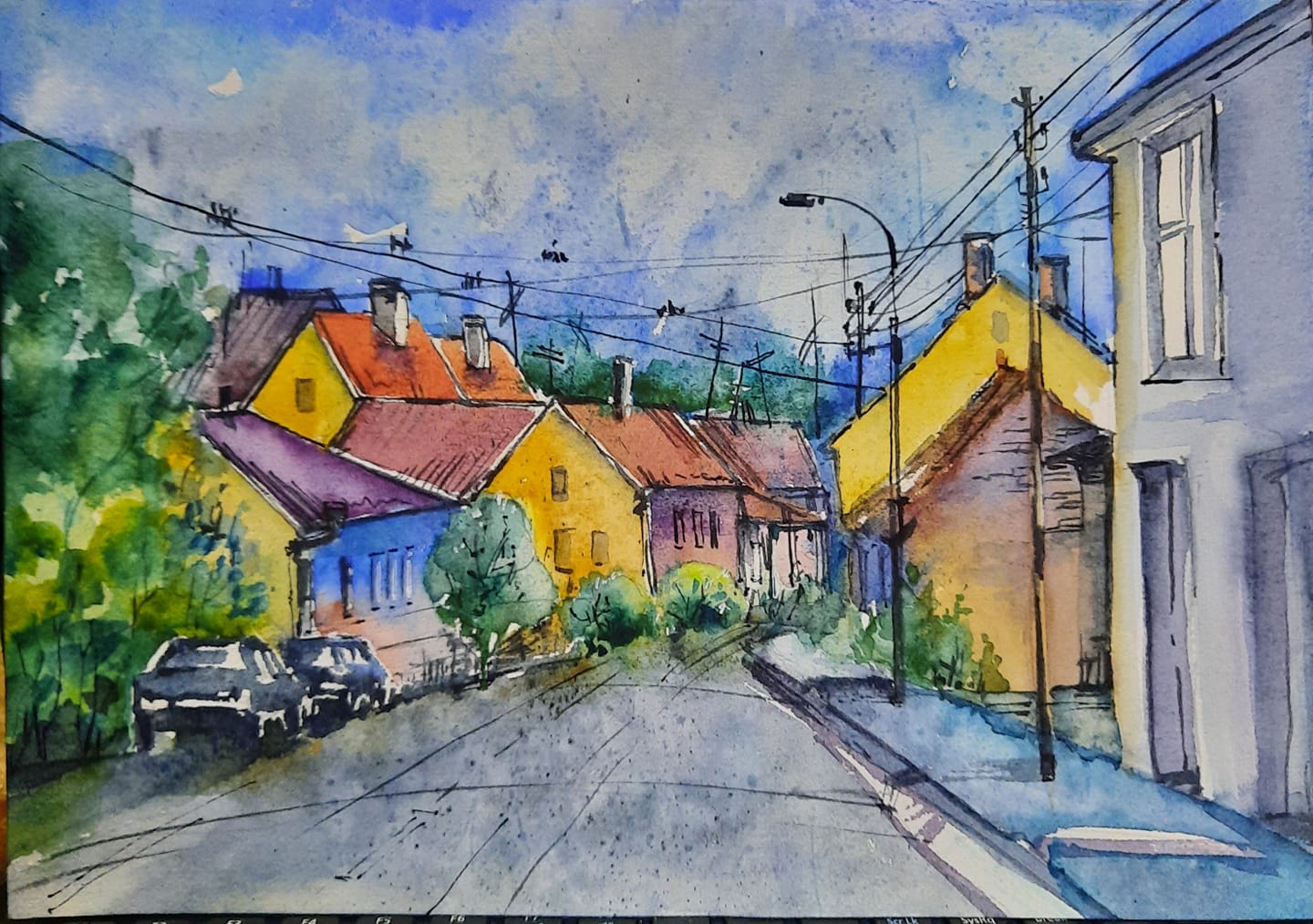 Академический пейзаж. Летняя акварель. Мастер-класс