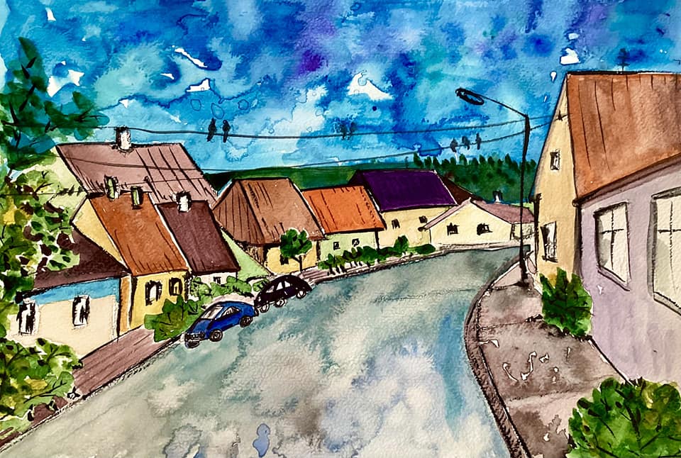 Академический пейзаж. Летняя акварель. Мастер-класс