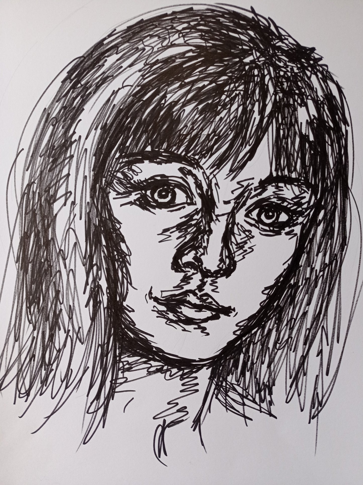 Портрет Свободной линией